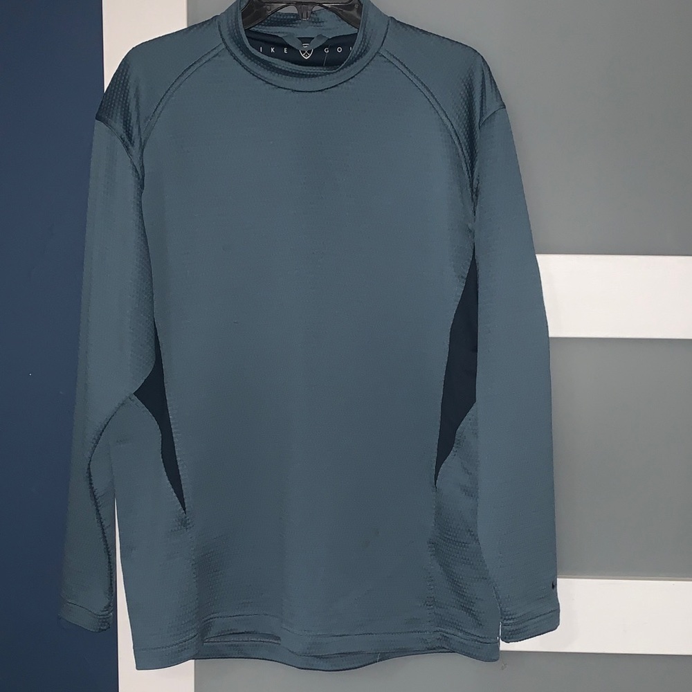 Nike Men's Gray/ Bluish color Rash Guard